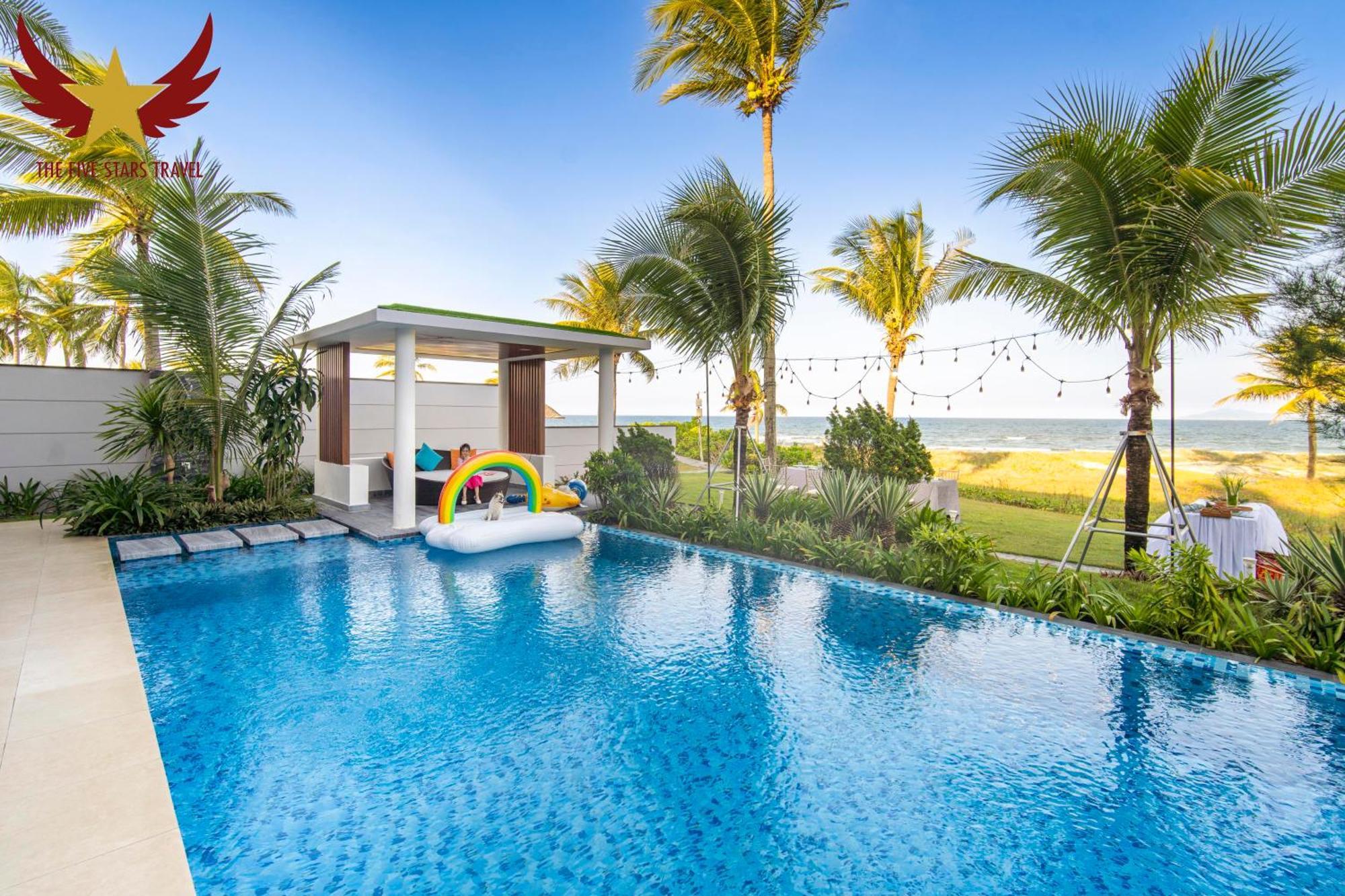 The Five Villas 8 Bedrooms Beachfront - K3 Da Nang Exterior photo