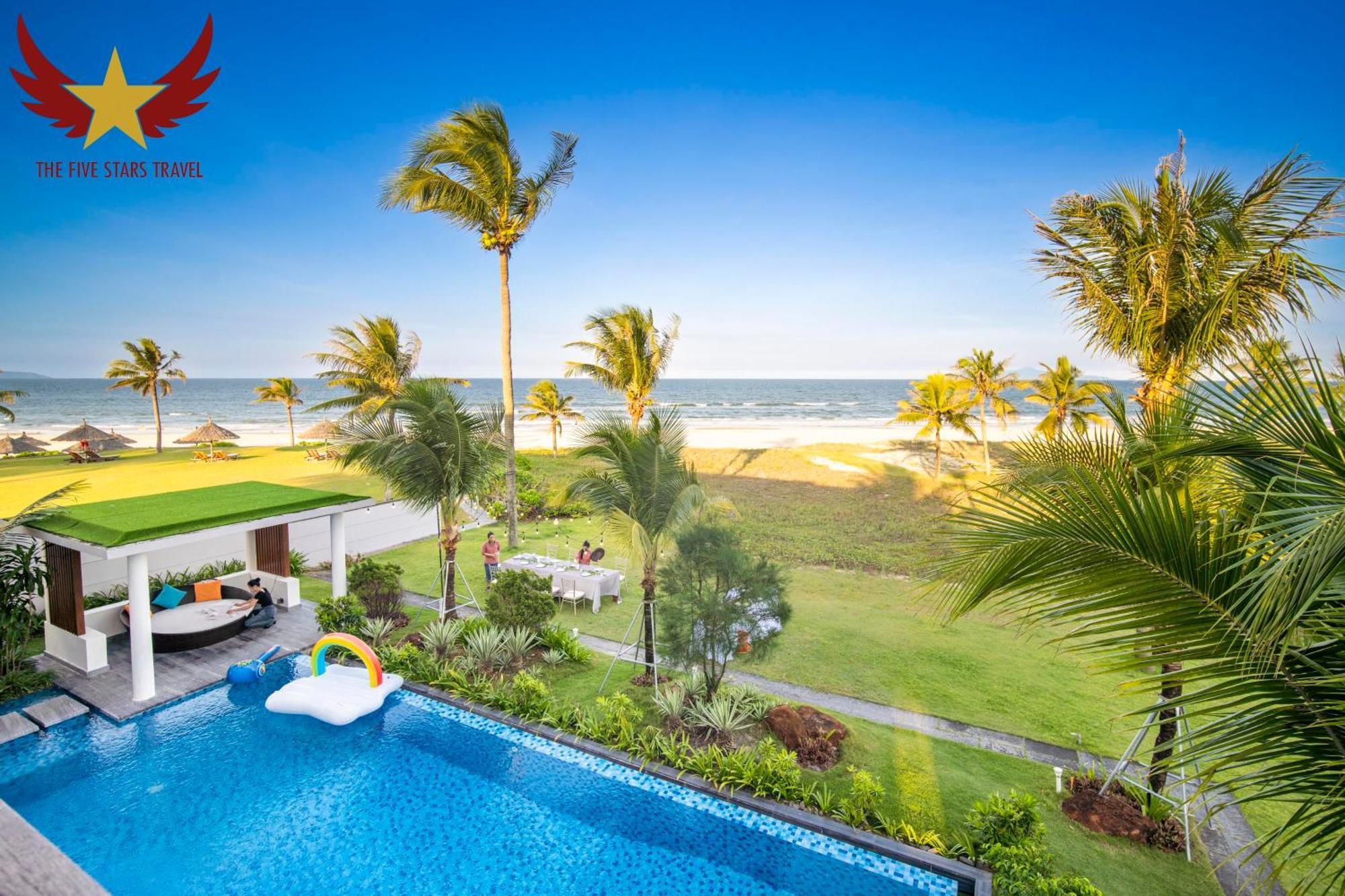 The Five Villas 8 Bedrooms Beachfront - K3 Da Nang Exterior photo