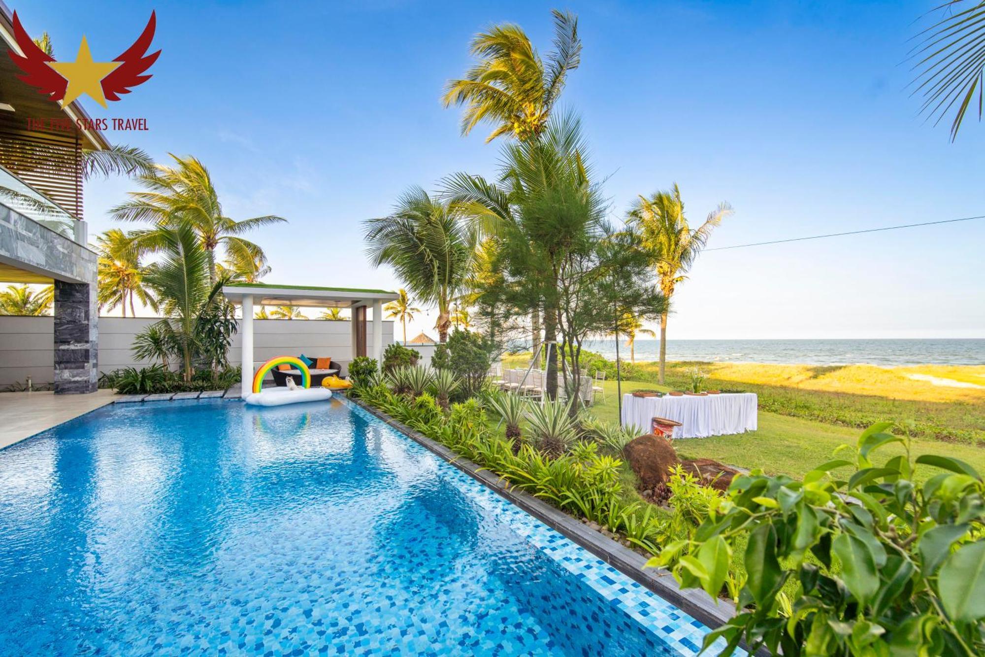 The Five Villas 8 Bedrooms Beachfront - K3 Da Nang Exterior photo