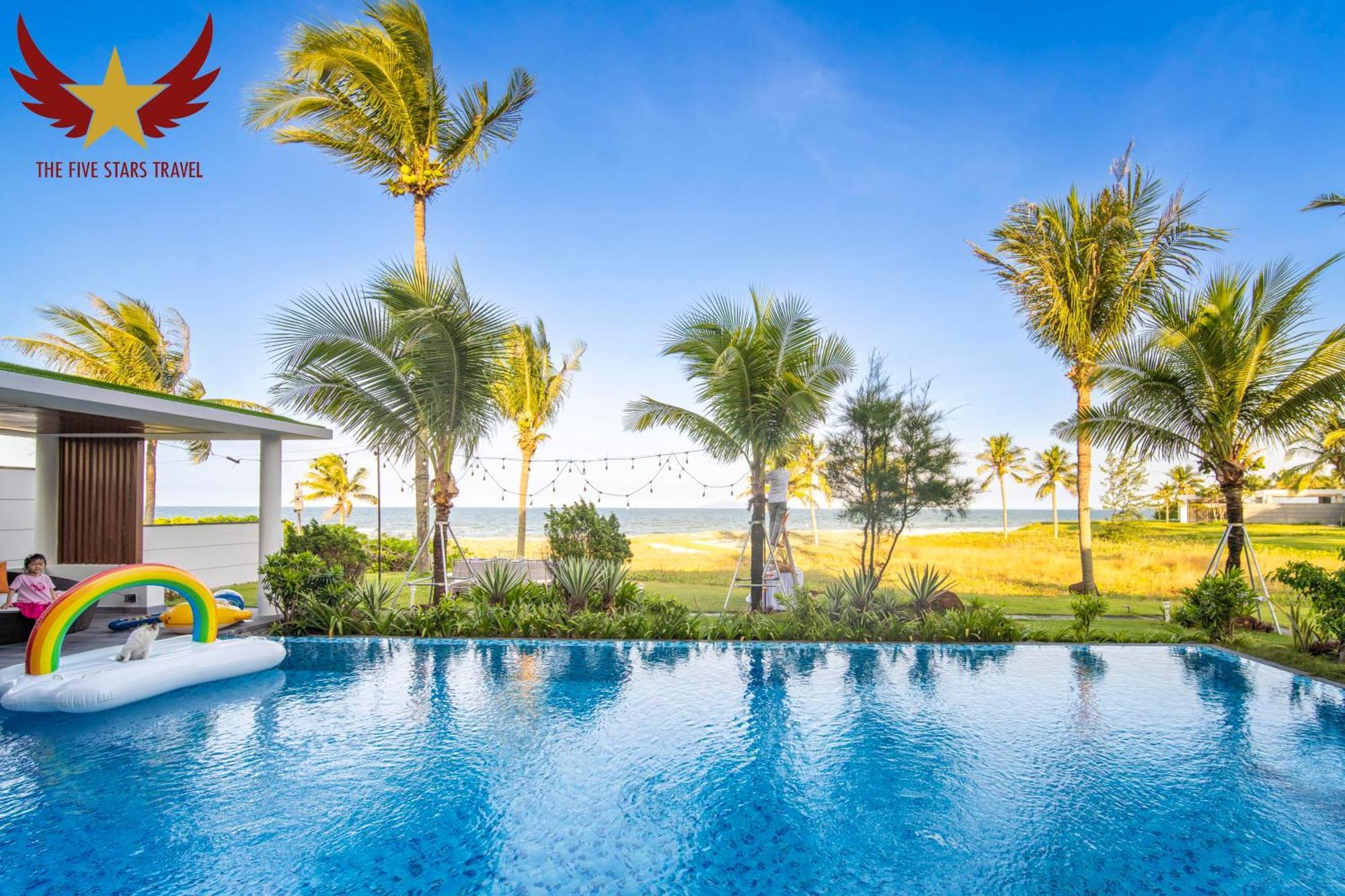 The Five Villas 8 Bedrooms Beachfront - K3 Da Nang Exterior photo