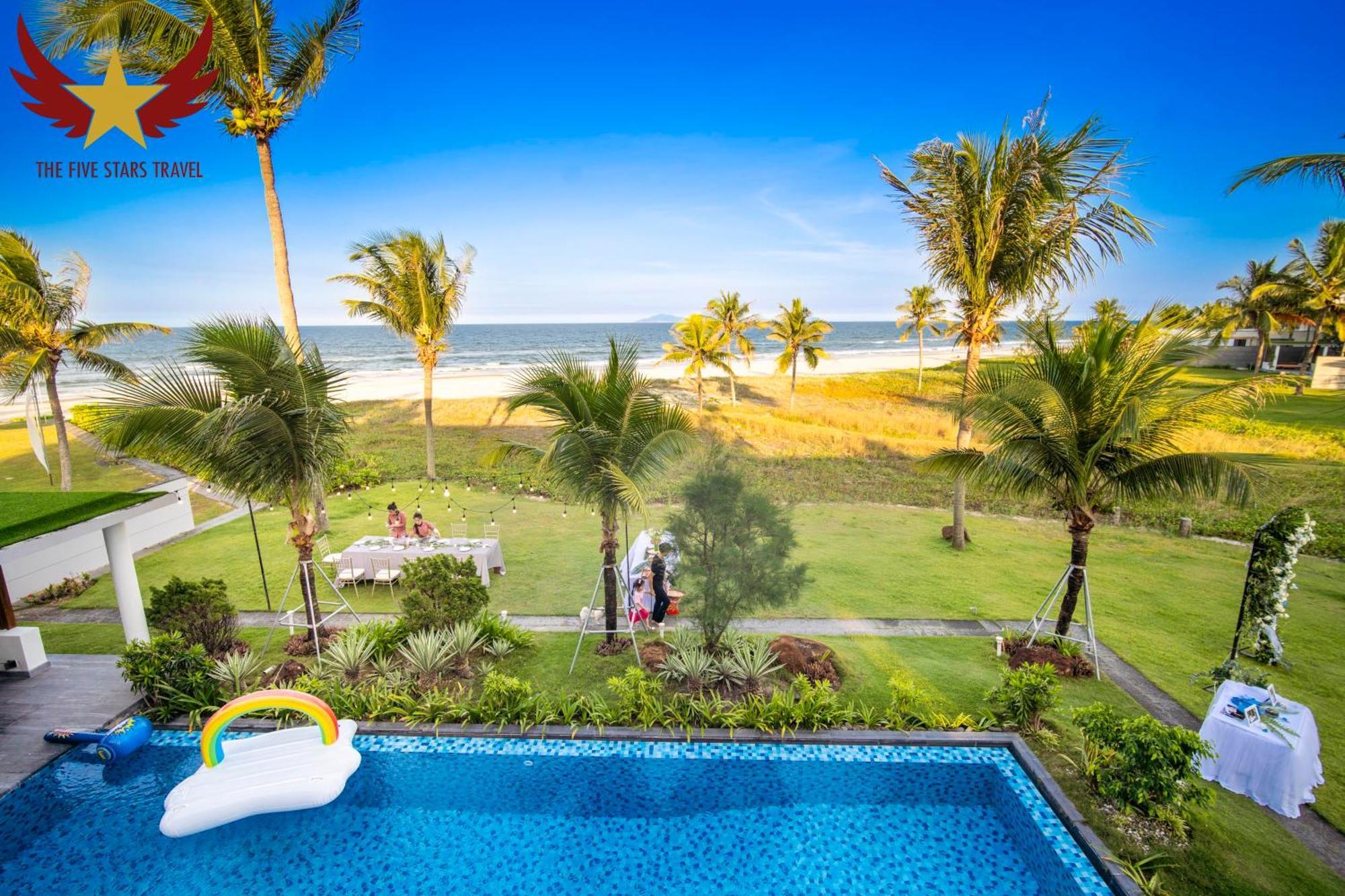 The Five Villas 8 Bedrooms Beachfront - K3 Da Nang Exterior photo